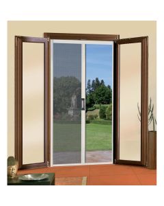 Zanzariera a rullo, porta laterale, 150x250 cm, bianca