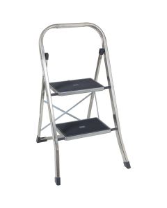 Sgabello in alluminio, joker, 2 gradini