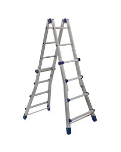 Scala briko blu telescopica 4+4 gradini