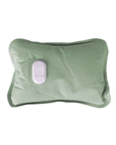Borsa calda elettrica 360w, dimensioni 30x20 cm, velluto acquamarina