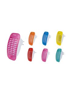 Zanzariera mosquitera 3w, presa a muro, 6 colori assortiti