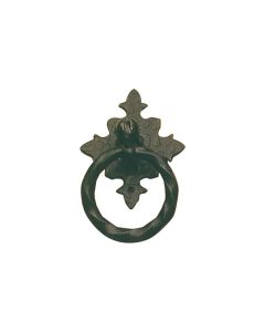 Ciondolo d.35 c/piastra 50x38nero antico