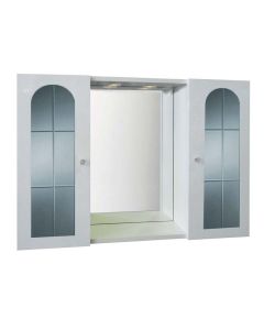 Specchiera vip 2a specchio cupola 83x58x15 ill.led