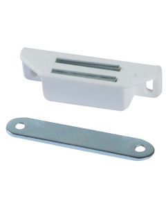 Chiusura magnet.per sportelli pes.bianco