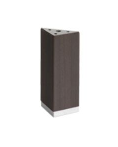 Piede plastica c/regol 45x45 h100 allum.