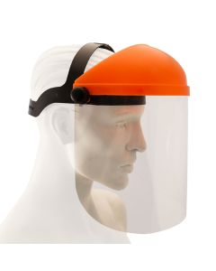 Visiera protettiva trasparente, in policarbonato