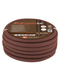Tubo poroso da giardino slalom, in pvc atossico, monostrato, utilizzo sia per irrigazione di superficie che interrata, 15 mt
