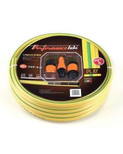 Tubo irrigazione in kit con raccordi 1/2", 15 mt