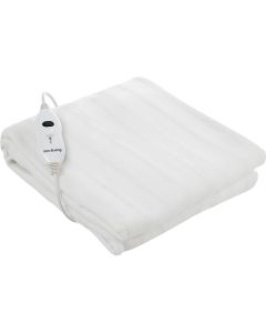 Scaldaletto singolo 100% polyestere, comando a 3 temperature, spegnimento automatico