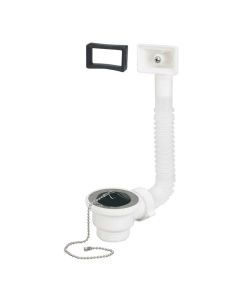 Piletta lavello con t/pieno e tappo a catenella