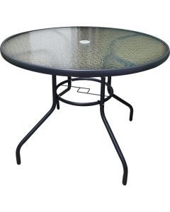 Tavolo bistrot con top in vetro, Ø 100 cm