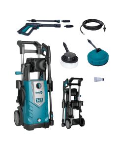 Idropulitrice 2100 w, 165 bar, con accessori