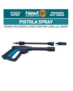Pistola spray, pressione massima 150 bar, attacco rapido