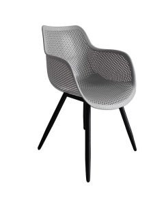 Sedia cosmo, seduta e schienale in plastica, 56x58xh.83,5 cm