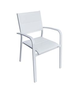 Sedia Zara in alluminio 56x63,5x88 cm