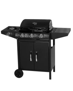 Gardenia barbecue a gas 3+1 fuochi, helsinki, 107×52×h.93,5 cm, griglia 50x36 cm