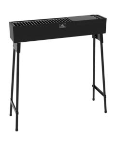 Cuocispedini a carbonella aires, griglia di cottura in acciaio inox 71,5x14 cm, altezza di cottura 81 cm, 14x12xh.73 cm