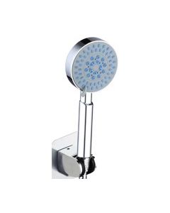 Doccetta 5 getti abs cromo/blu Ø 100mm