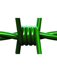 Filo spinato 100 mt, filo 2,4, plastificato