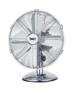 Ventilatore da tavolo, Ø 30 cm, 35w, 3 velocita', funzione oscillante, cromato