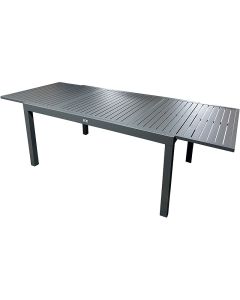 Tavolo Zara estensibile alluminio 160/240x100x75 cm antracite