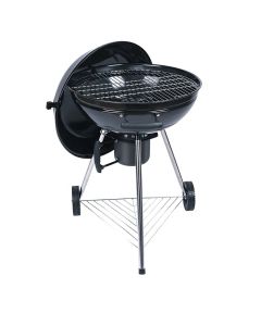 Barbecue a carbonella tenerife, griglia di cottura in acciaio inox 42 cm, 43xh.80 cm