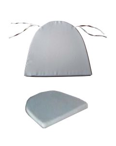 Cuscino per sedia in ferro, cipro, spessore 3 cm in polyestere 180 gr/mq