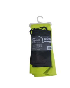 Telo in microfibra 90x170 cm, colore verde, con sacca pieghevole nera