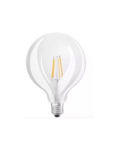 Lampadina led filamento g93, globo 7 w equivalente a 60 watt e27, luce naturale