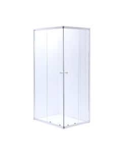 Box doccia modello altea, vetro in cristallo trasparente 4 mm, 70x90xh.185 cm