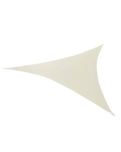 Vela ombreggiante triangolare 3,6x3,6x3,6 mt, bianca