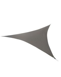 Vela ombreggiante triangolare 3,6x3,6x3,6 mt , telo poliestere 180gr/mq colore tortora