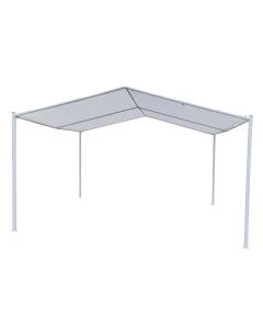 Gazebo party tent 3,5x4xh.2,5 mt, bianco
