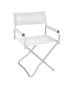 Sedia regista pieghevole, 58x54xh.88 cm, bianca