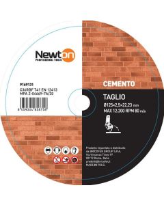 Disco da taglio 125x2.5x22.23 per cemento t41