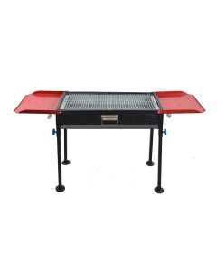 Barbecue portatile a carbonella, sabadell, 120x30xh.70 cm