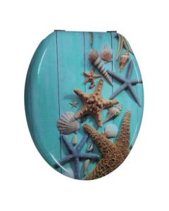 Sedile wc mdf stelle marinecerniere metallo