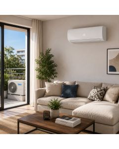 Condizionatore mono inverter blu, 9000 btu, classe a+/a++