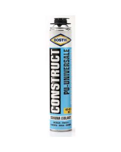 Schiuma poliuretanica universale, autoespandente, pu-fix professionale, sigilla e riempie giunti e fessure, verniciabile, professionale, per pistola, conf. 750 ml