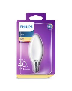 Led candela vetro 40w e14 2700k non dim