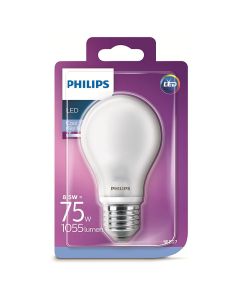 Led goccia vetro 75w e27 6500k non dim