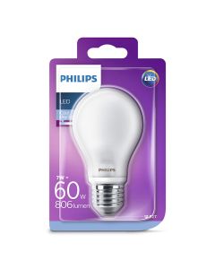 Led goccia vetro 60w e27 6500k non dim