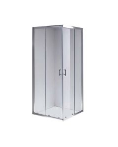 Box doccia, cm 80x80xh.185, in cristallo trasparente