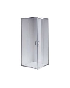 Box doccia, in cristallo trasparente cm 80x80xh.185