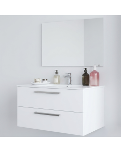 Mobile  bagno sospeso cm80 con specchio (no lavello)