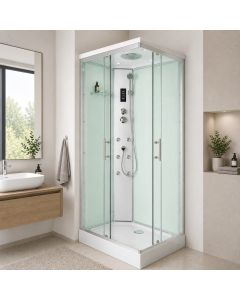 Cabina doccia idromassaggio modello manu, 90x70xh.215 cm