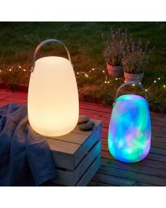 Lampada da tavolo a led, modello flaminia ad energia solare