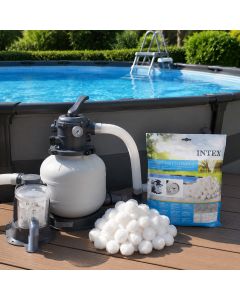 Sfere filtranti polysphere 500 gr, per pompa filtro a sabbia
