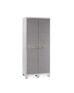 Armadio in resina woody's, tuttopiani 78x44xh.182 cm, grigio