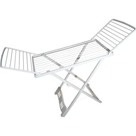 Stendibiancheria Tomaino 20 Metri Con Rotelle - Pieghevole Per Interno Ed Esterno - Foto 3